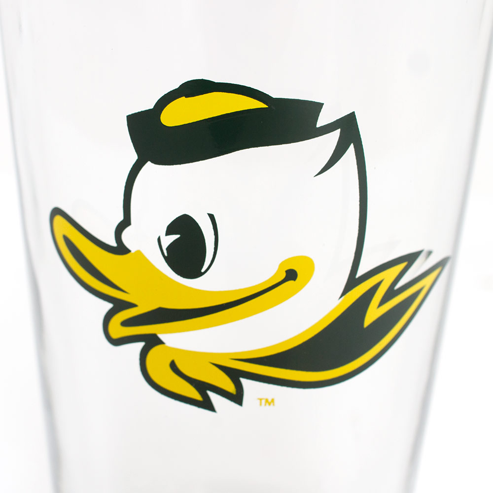 Fighting Duck, 16oz, Pint Glass